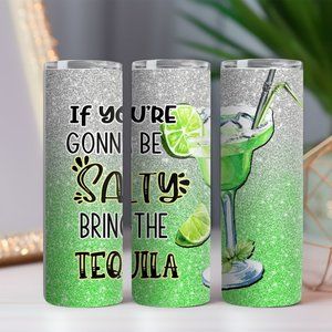 Summertime Tumbler, Vacation Tumbler, Funny Tumbler,, Faux Glitter